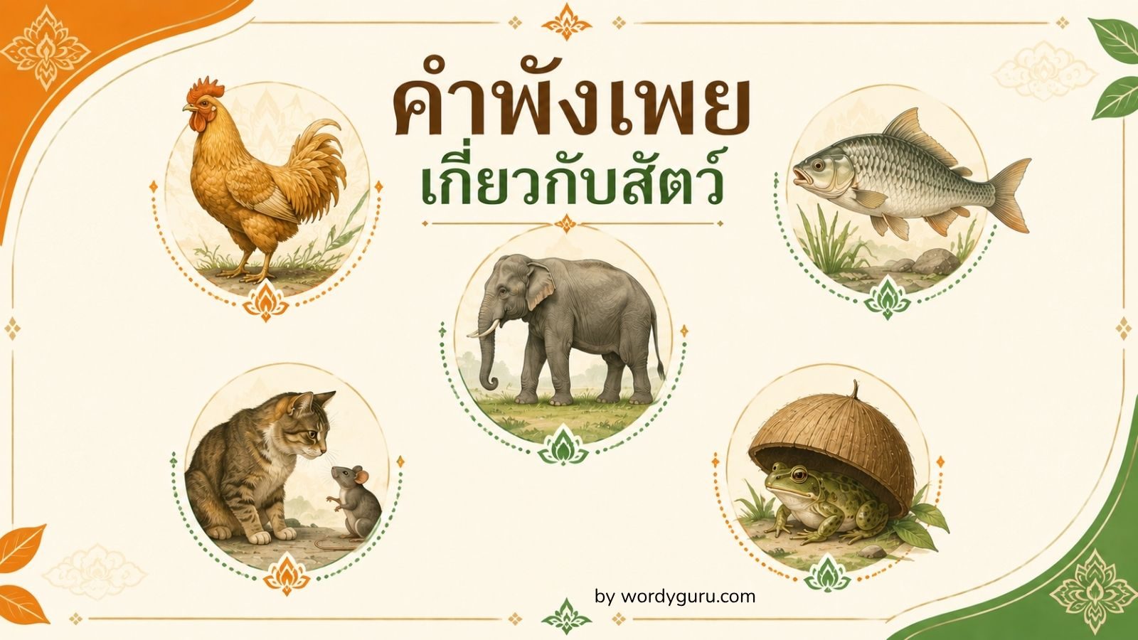 คำพังเพยเกี่ยวกับสัตว์