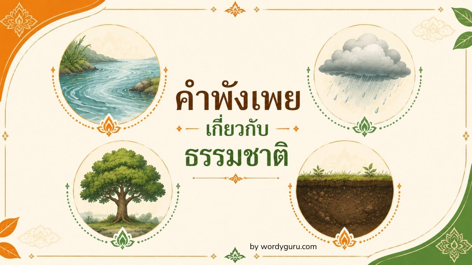 คำพังเพยเกี่ยวกับธรรมชาติ