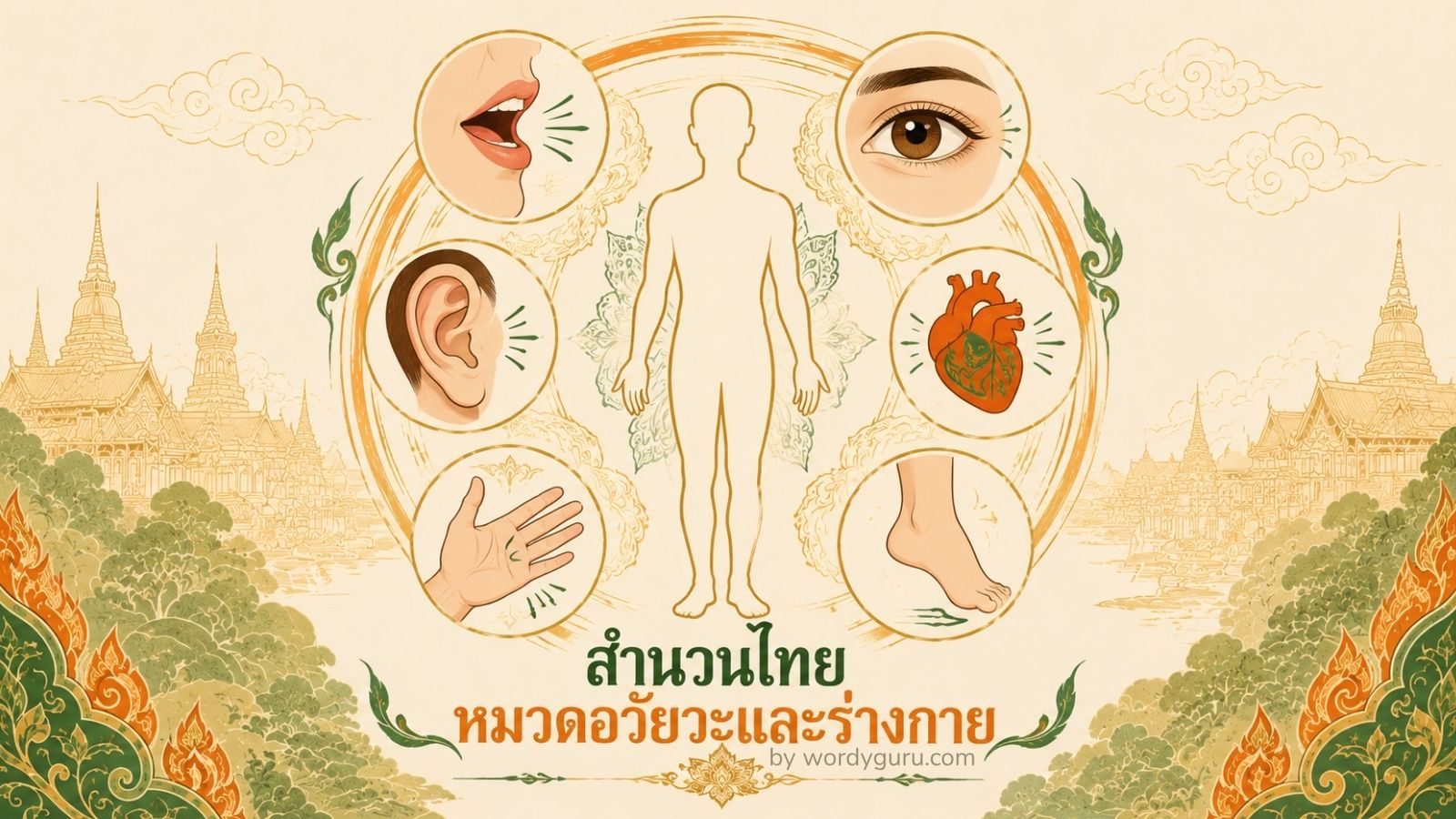 สำนวนไทยหมวดอวัยวะและร่างกาย - เรียนรู้ความหมายและบริบทการใช้