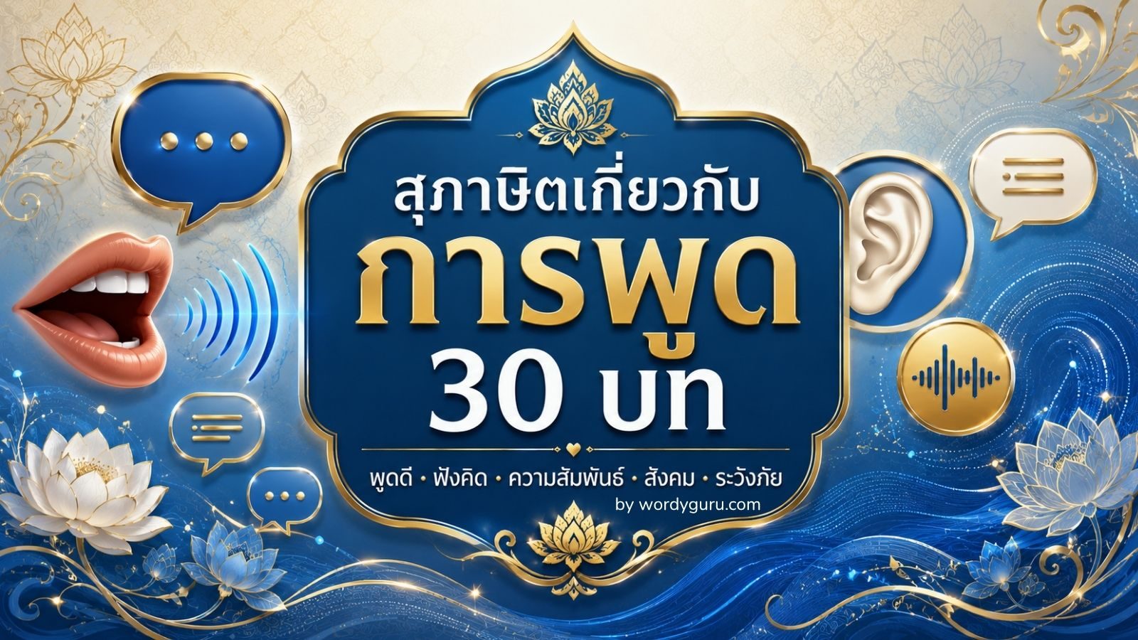 สุภาษิตเกี่ยวกับการพูด - 30 บทคัดสรรเพื่อการสื่อสารที่มีคุณค่า
