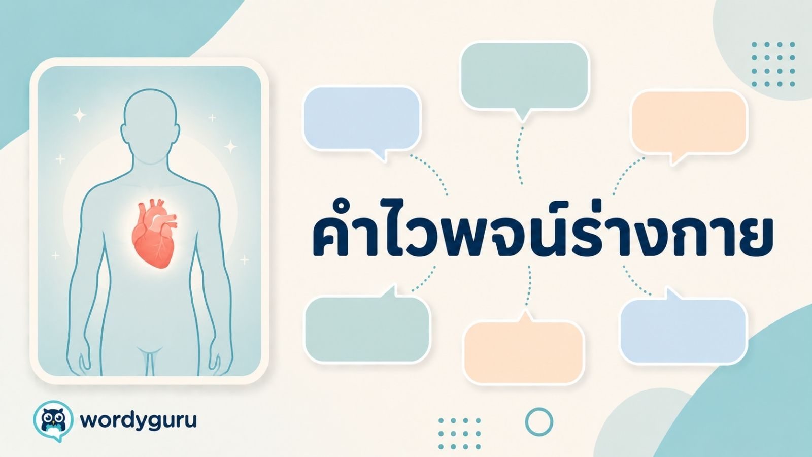 คำไวพจน์ร่างกาย รวมคำพ้องพร้อมความหมายและตัวอย่าง